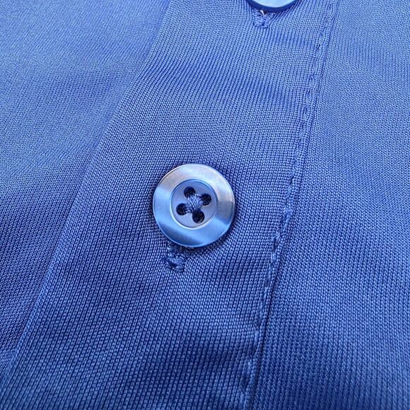 Kansas Jayhawks Shirt Mens Large Blue NCAA Basketball Polo KU Jayhawk Colosseum - Picture 12 of 15